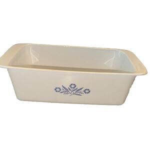 Vintage CorningWare Blue Cornflower P-315-B Bread Pan USA - Collectible Kitchen